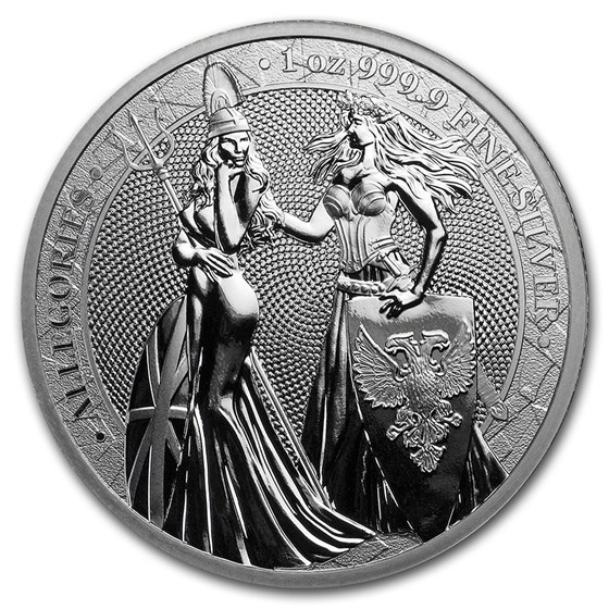 2019 Germania Allegories 1 oz Silver Round BU (Britannia)