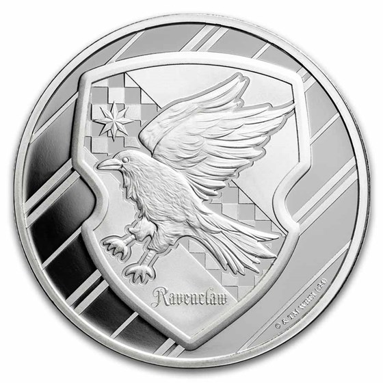 Harry Potter 1 oz Silver Houses; Ravenclaw BU