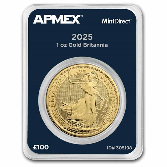 2025 Great Britain 1 oz Gold Britannia MintDirect® Single