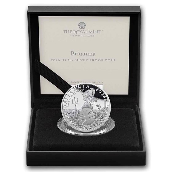 2026 Great Britain 1 oz Silver Britannia Proof (w/Box & COA)