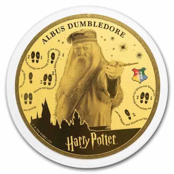 2024 Samoa 1/200 oz Gold Harry Potter: Albus Dumbledore-Coin Only