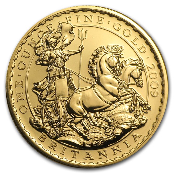 2009 Great Britain 1 oz Gold Britannia BU