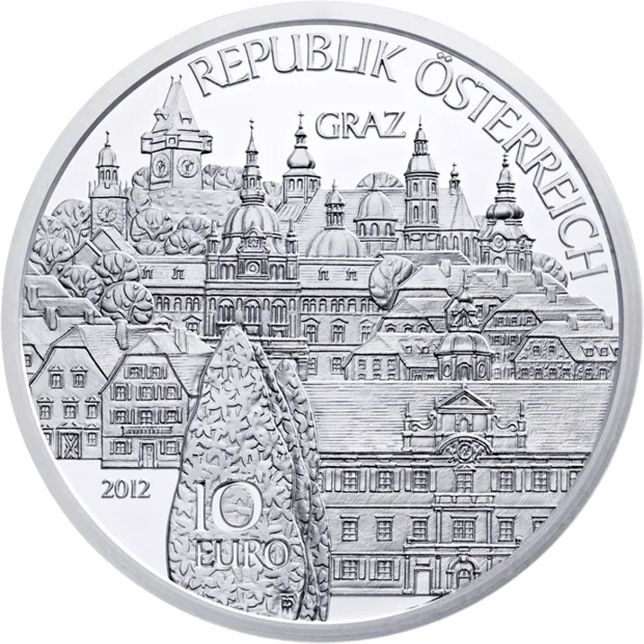 10 Euro Silver Styria Coin PP