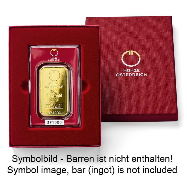 Cardboard Case for Gold Bars in Blister Packs