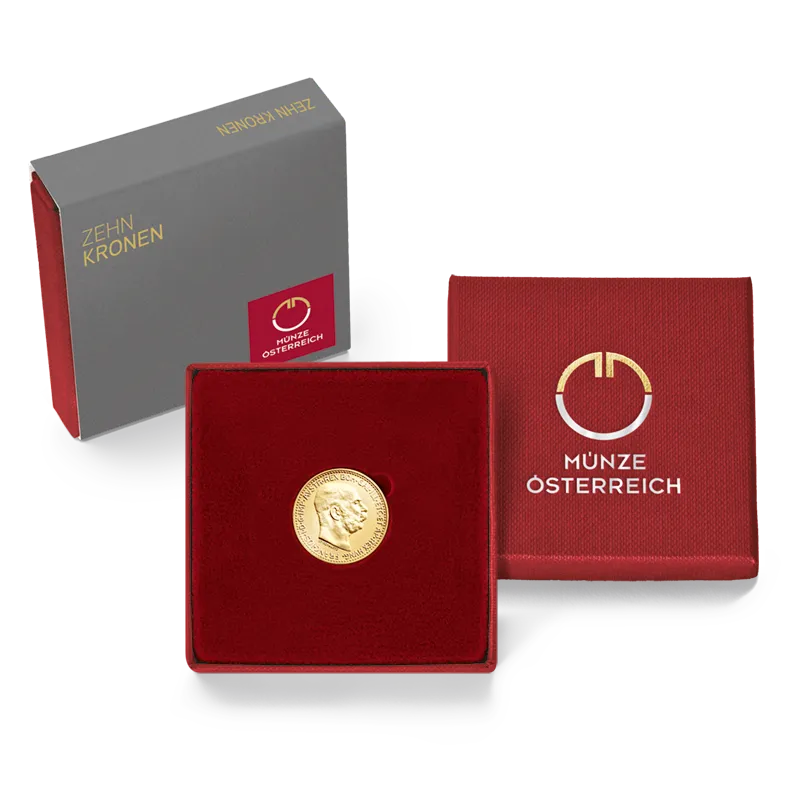 10 Crown Gold Coin plus Case