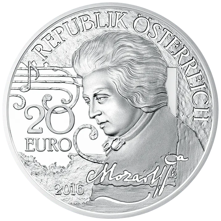 20 Euro Silver Mozart: The Legend Coin P