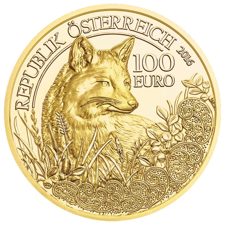 100 Euro Fox Coin P
