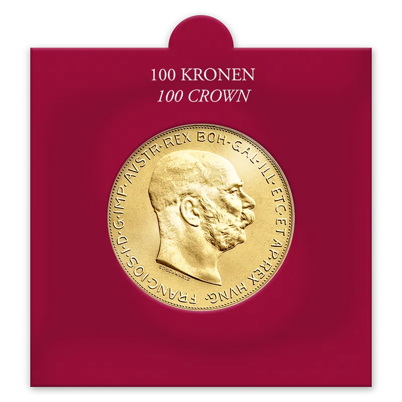 100 Crown Gold Coin in Gift Pack