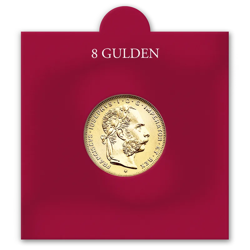8 Gulden Gold Coin plus Case