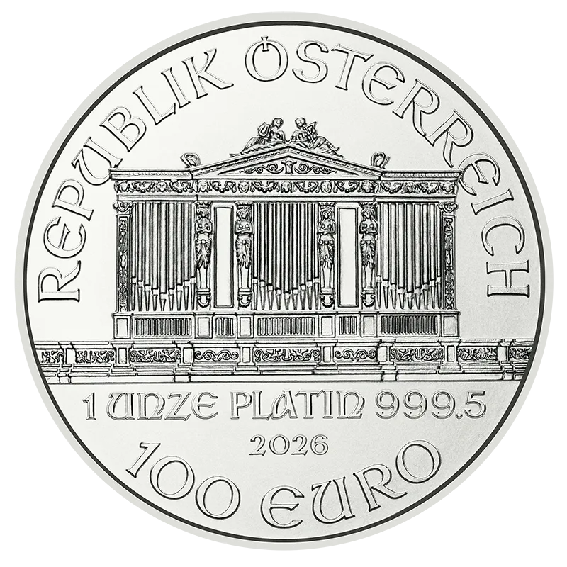 1 Ounce Platinum Vienna Philharmonic Coin