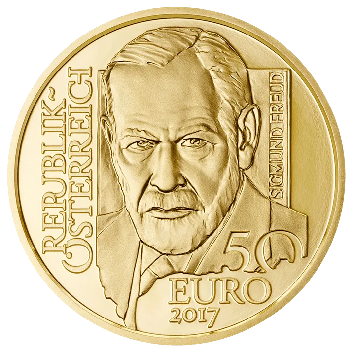 50 Euro Gold Sigmund Freud Coin P