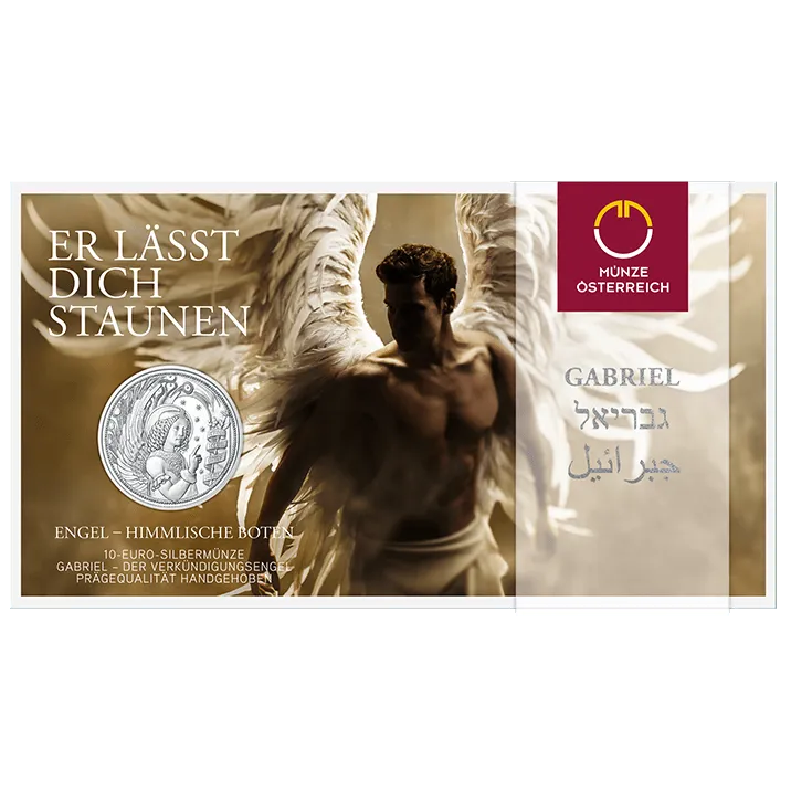 10 Euro Silver Gabriel -  The Revealing Angel Coin SU
