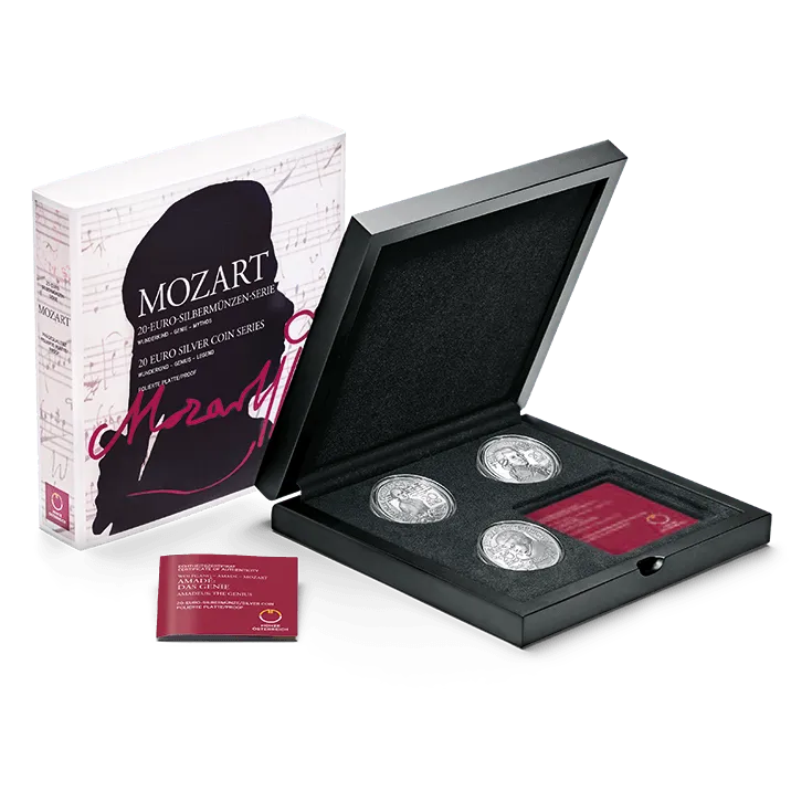 The Legend Lives On 20 Euro Silver Coin Set Proof
