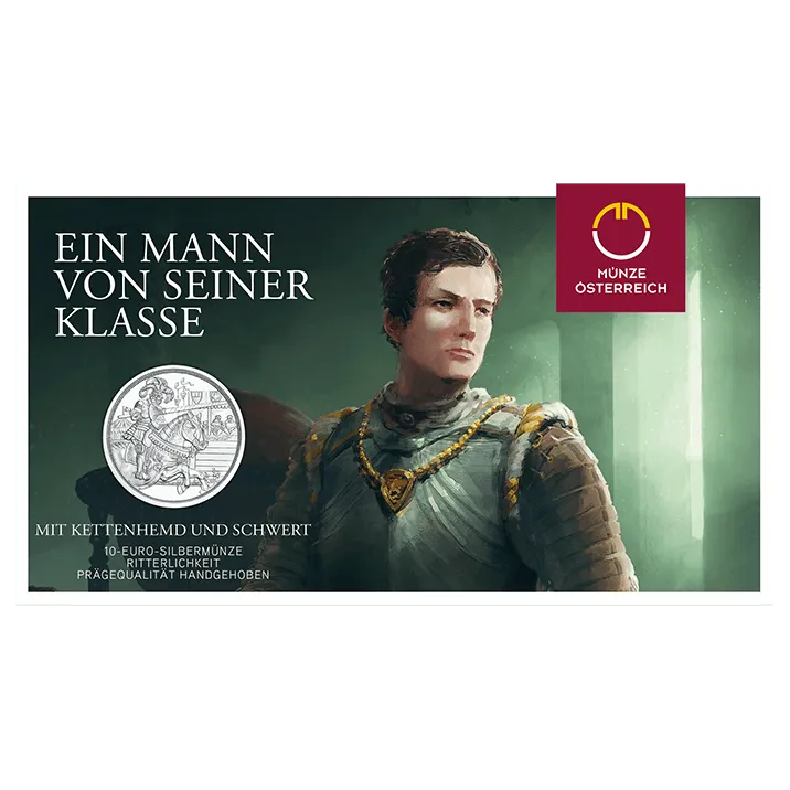 10 Euro Silver Chivalry Coin SU