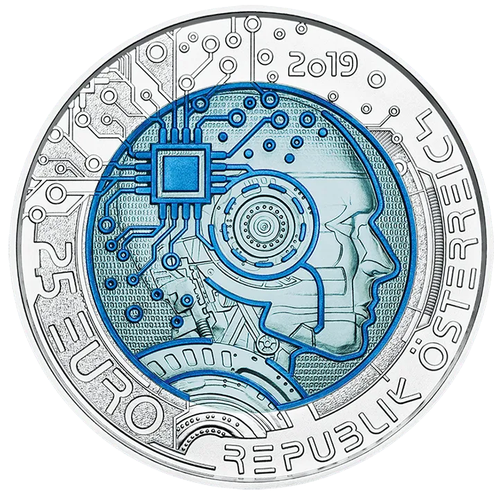 25 Euro Artificial Intelligence Coin SU