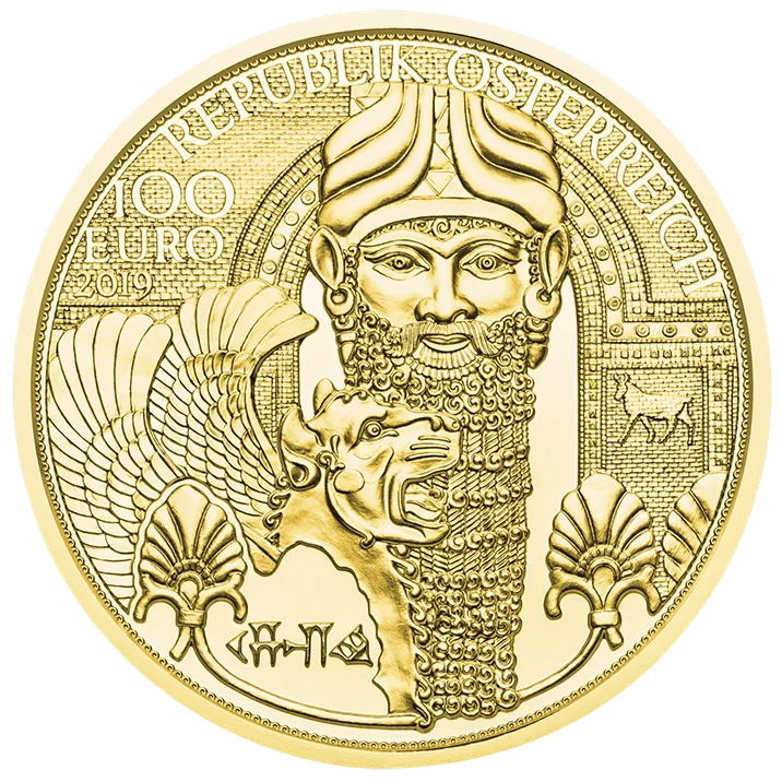 100 Euro Gold of Mesopotamia Coin P