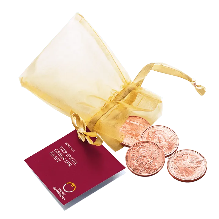 Guardian Angels 10 Euro Copper Coin Set Unc.