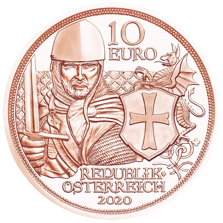 10 Euro Copper Courage Coin Unc