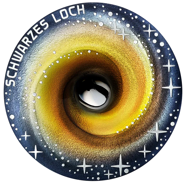 20 Euro Silver Black Hole Coin P
