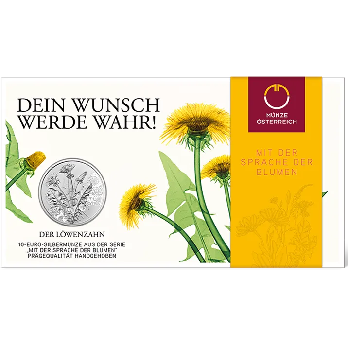 10 Euro Silver Dandelion Coin SU