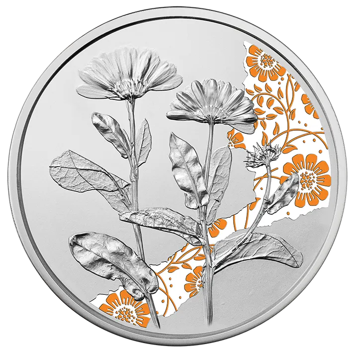 10 Euro Silver Marigold Coin P