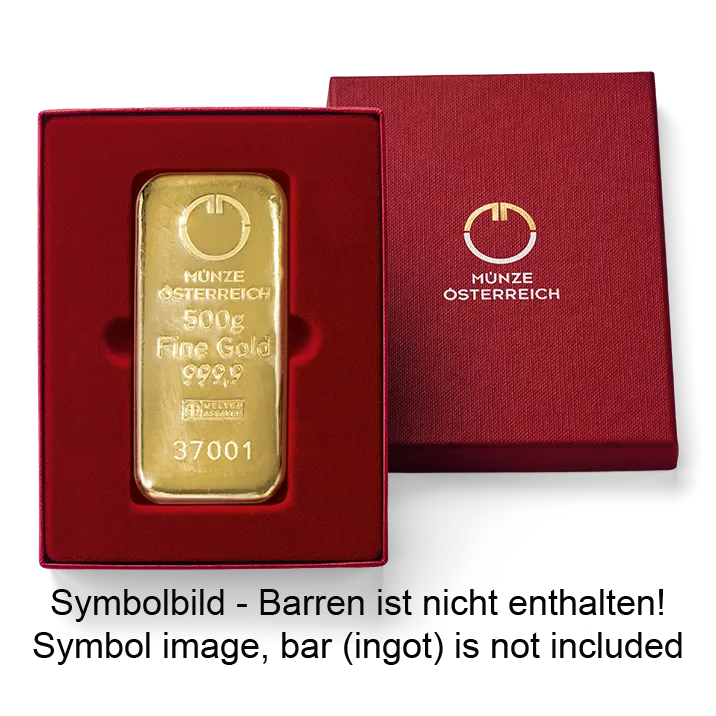 Cardboard Case for 500 Gram Gold Gars