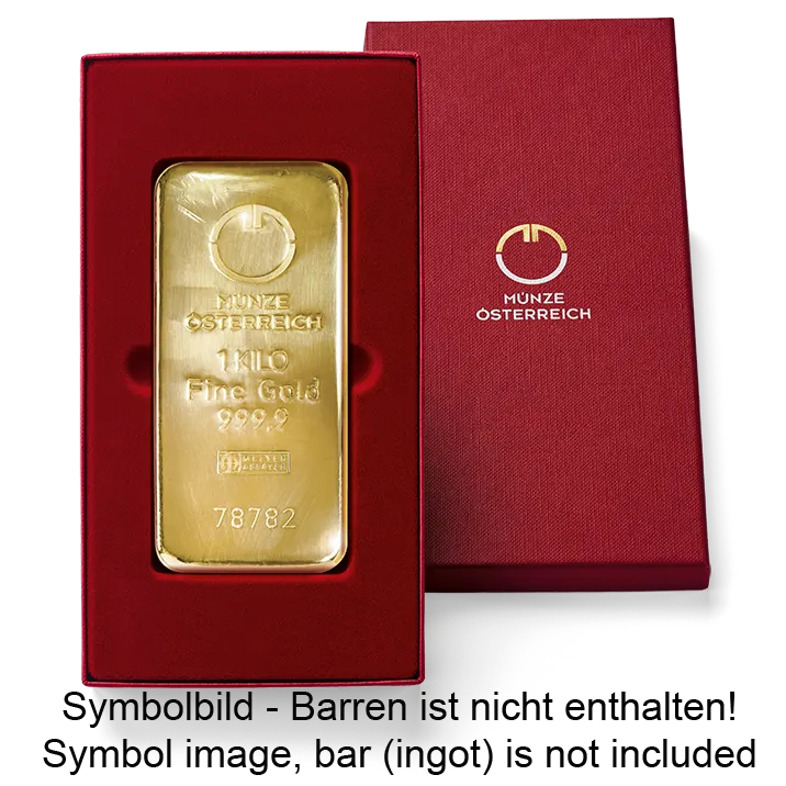 Cardboard Case for 1,000 Gram Gold Bars