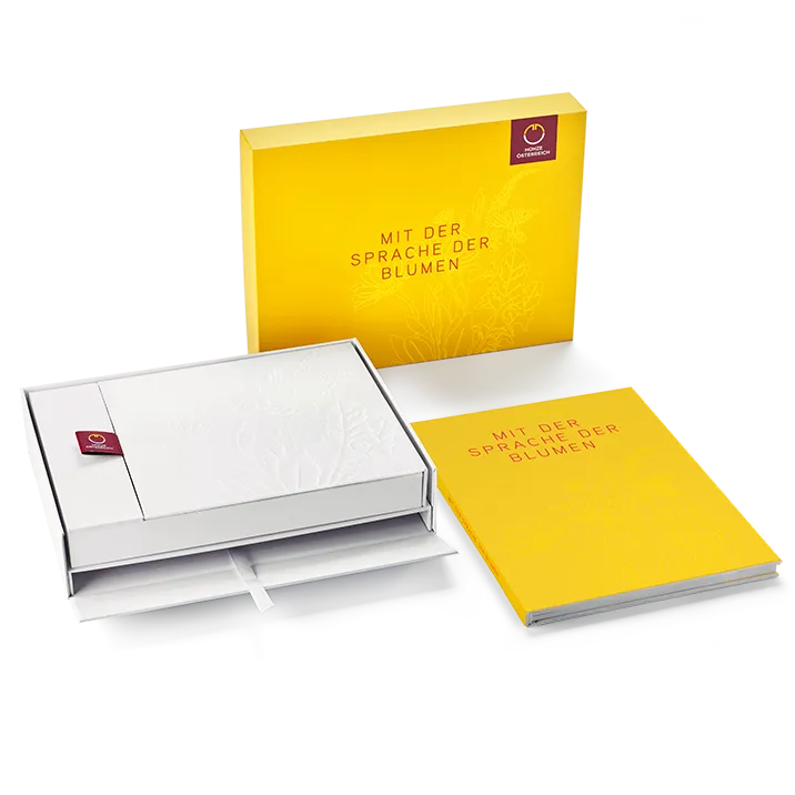 The Language of Flowers Collector Case and Companion Book in German
