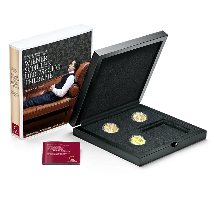 The Vienna Schools of Psychotherapy Gold Coin Set Proof