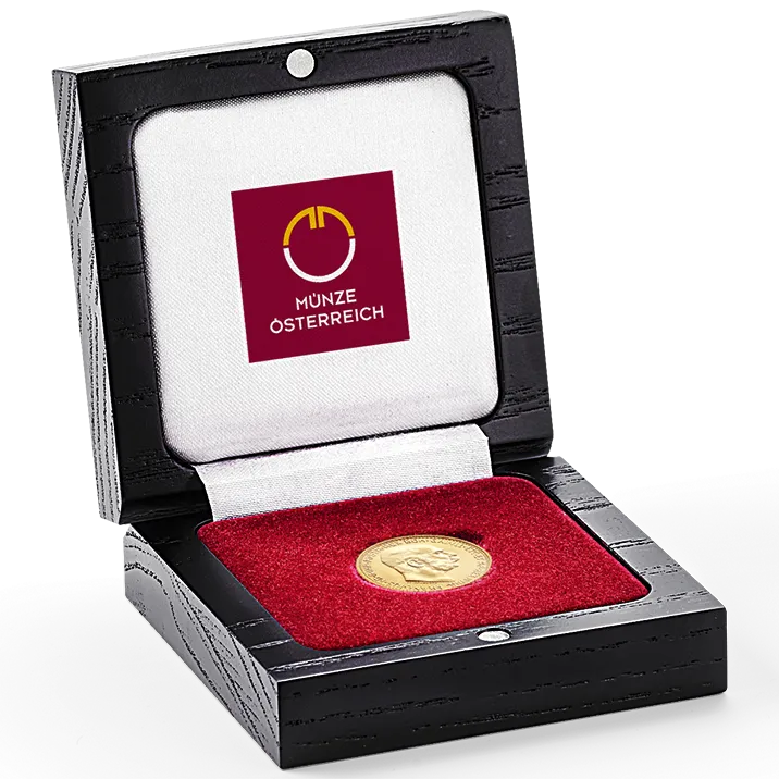 Wooden Case for 1 Ducat, 4 Gulden and 10 Crown Coins
