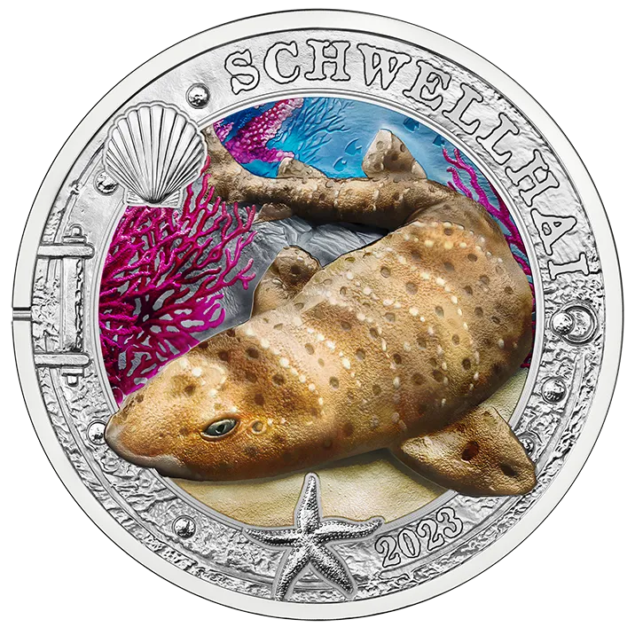 3 Euro Swell Shark Coin
