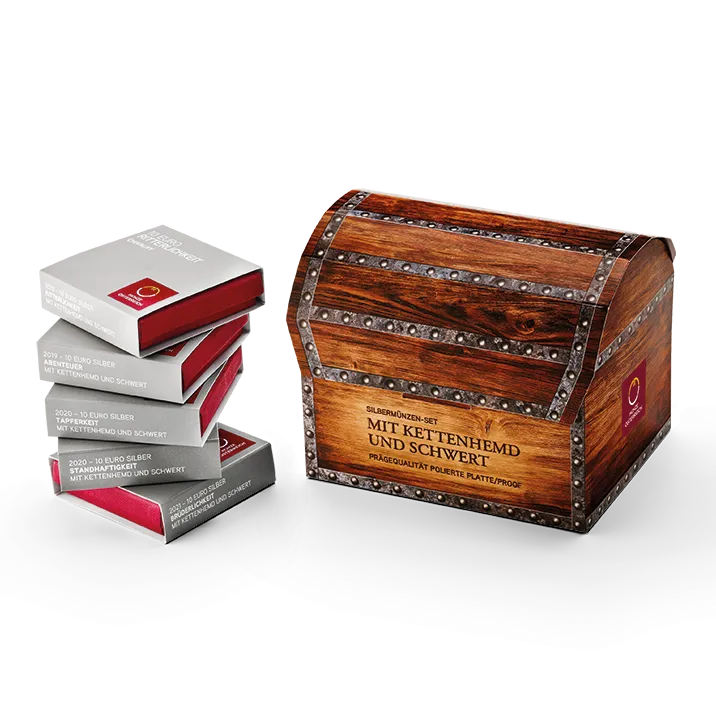 10 Euro Silver Knights’ Tales Coin Set P