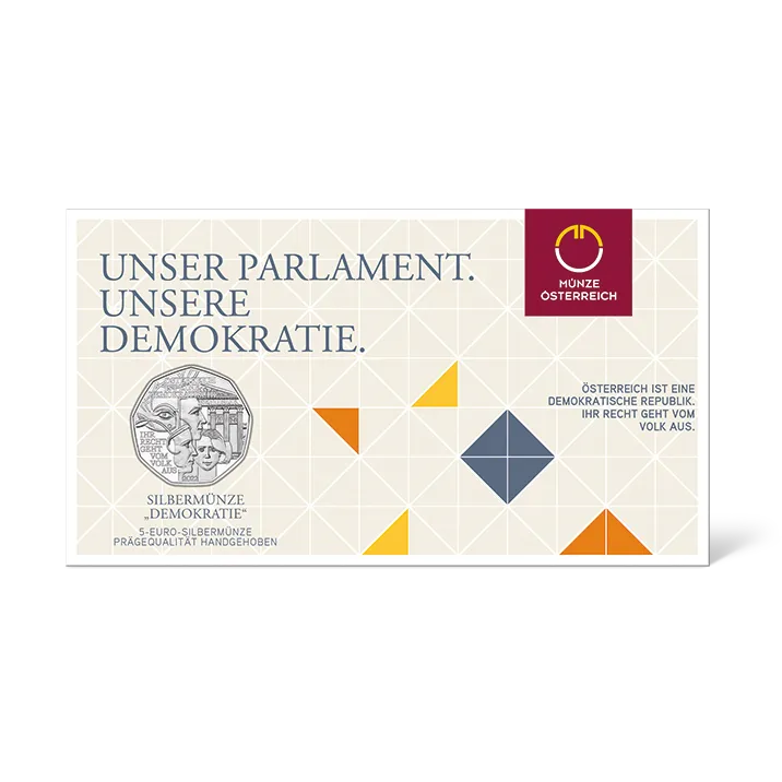 5 Euro Silver Democracy Coin SU