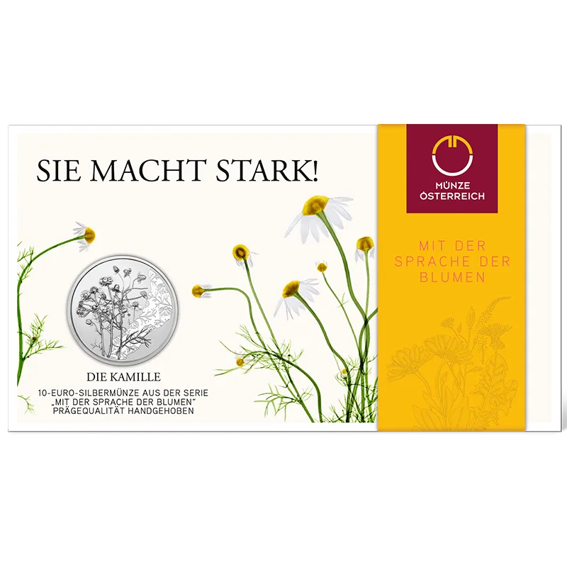 10 Euro Silver Chamomile Coin SU
