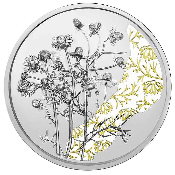 10 Euro Silver Chamomile Coin P