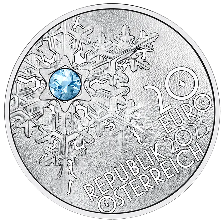 Secrets of Snow 20 Euro Silver Coin P
