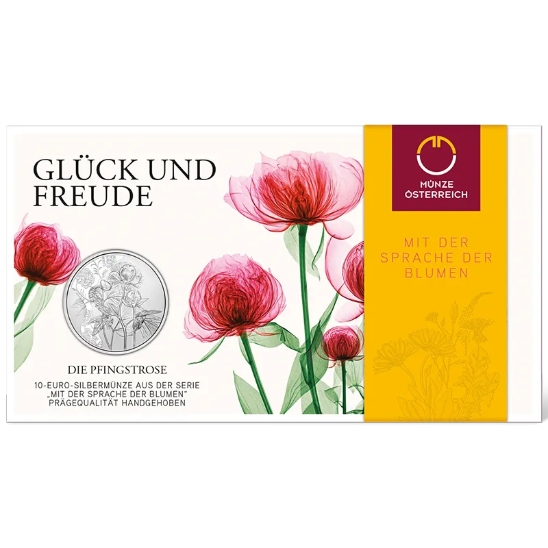 10 Euro Silver Peony Coin SU