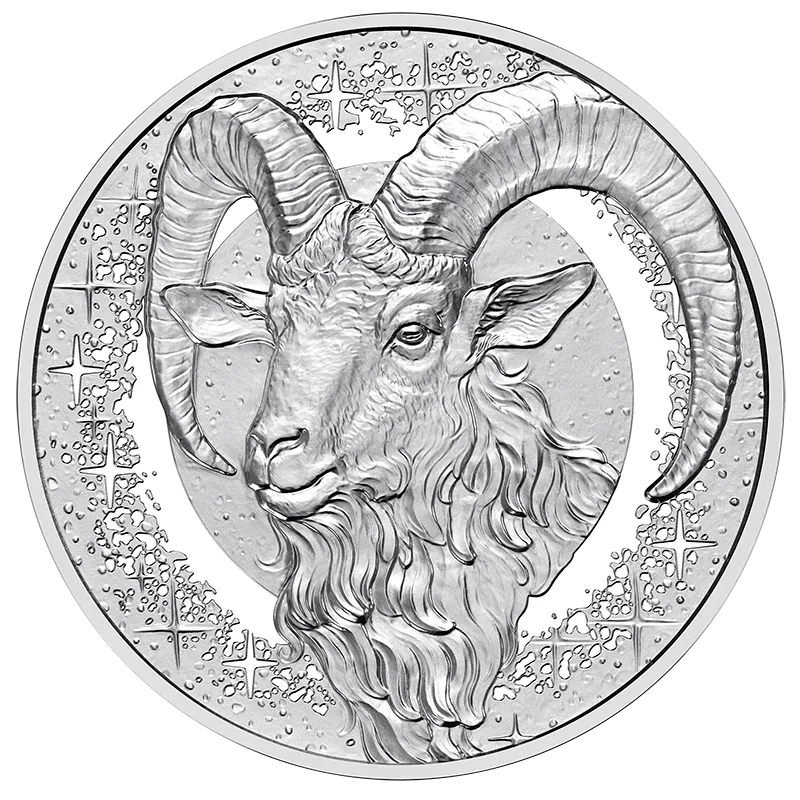 2025年 20ユーロ カプリコーン（山羊座） プルーフ銀貨