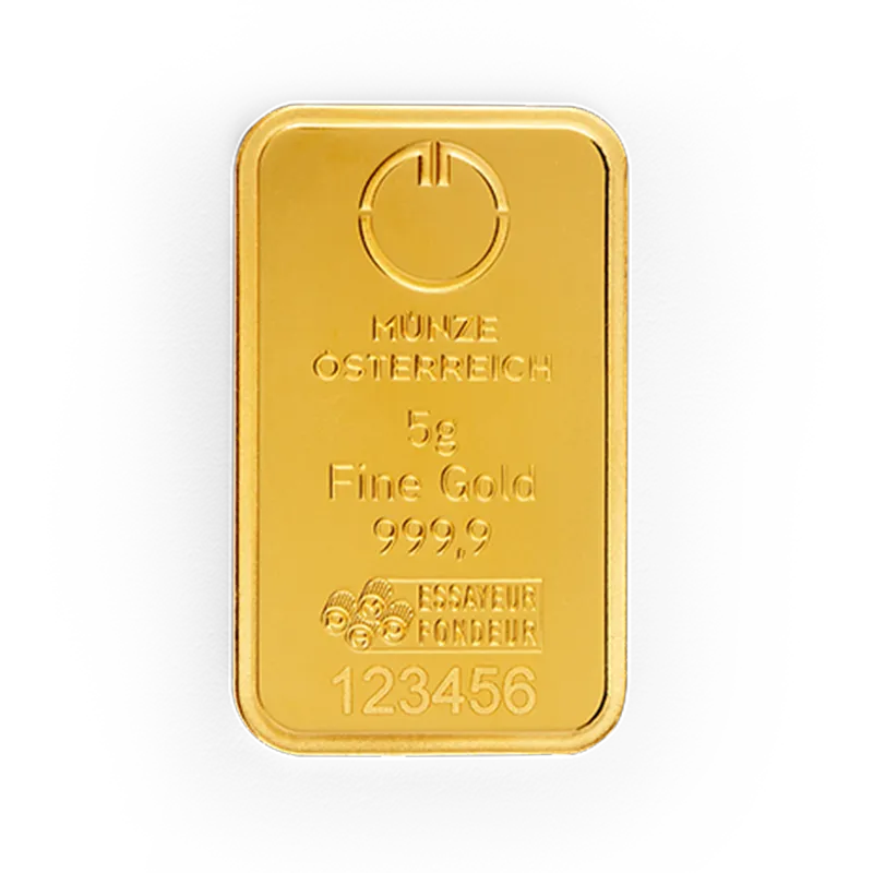 5 Gram Gold Münze Österreich Minted Bar