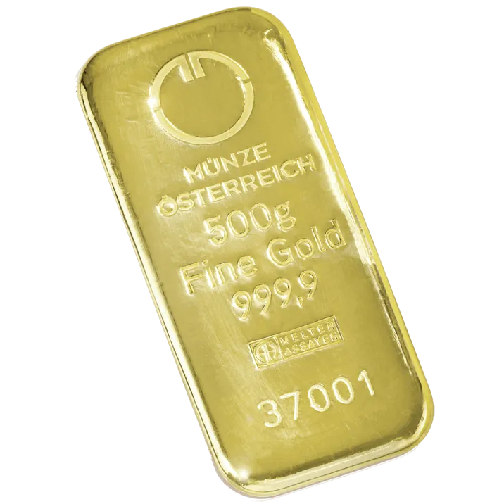 500 Gram Gold Münze Österreich Cast Bar