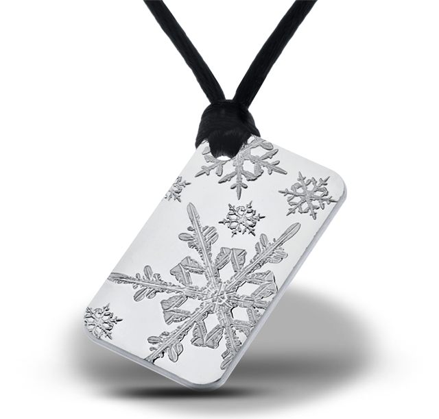 Wonders of Nature 10g Silver Bar - Snow Flakes