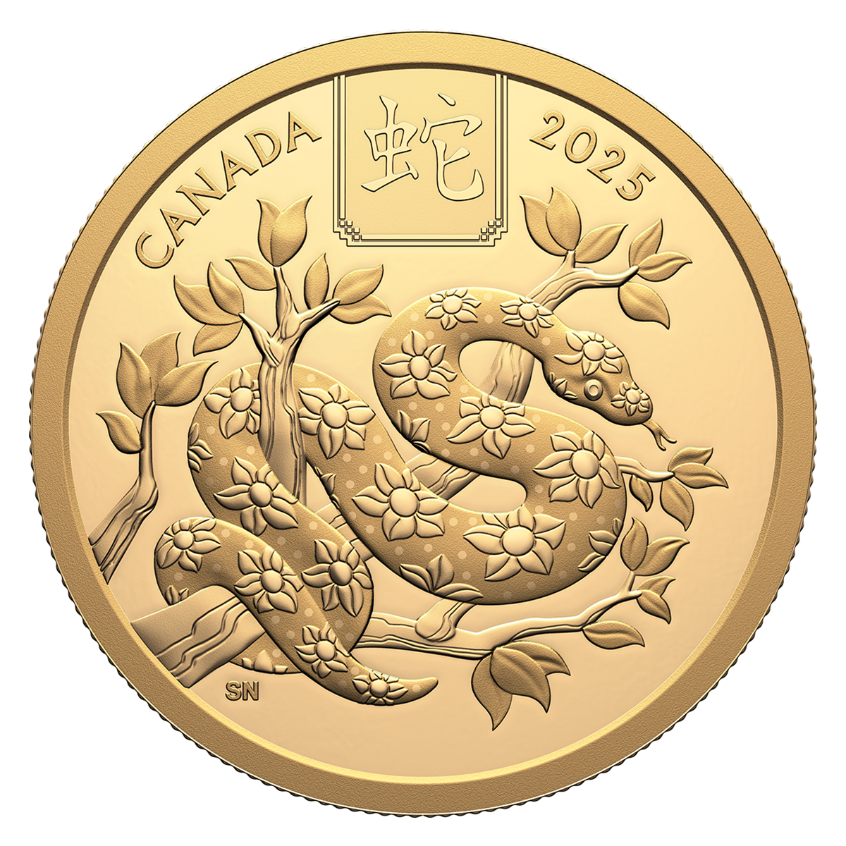 2025年 干支シリーズ『巳年』純金貨