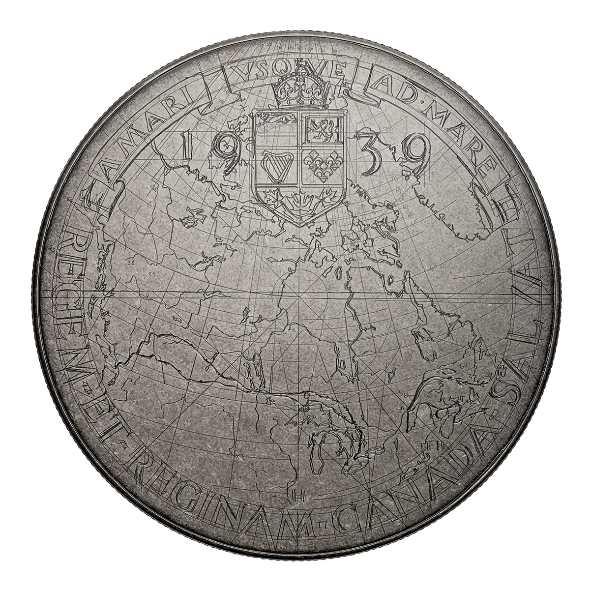 エマニュエル・ハーン オリジナルスケッチ：ロイヤル・ビジット 5オンス純銀貨