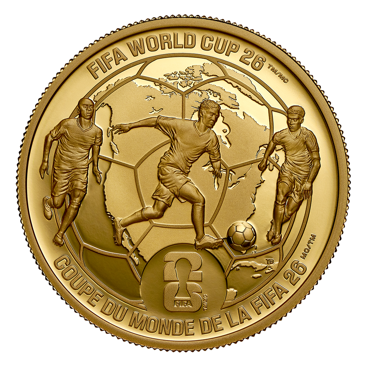 FIFAワールドカップ2026™ 1オンス純金貨 We All Play Together