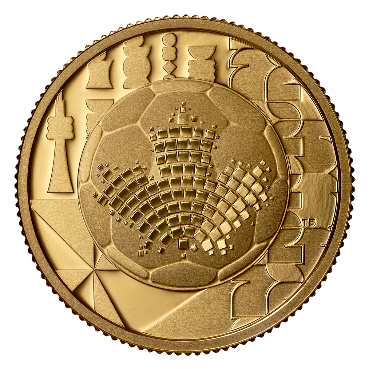 2026年FIFAワールドカップ：ザ・ビューティフル・ゲーム 1/4オンス純金貨