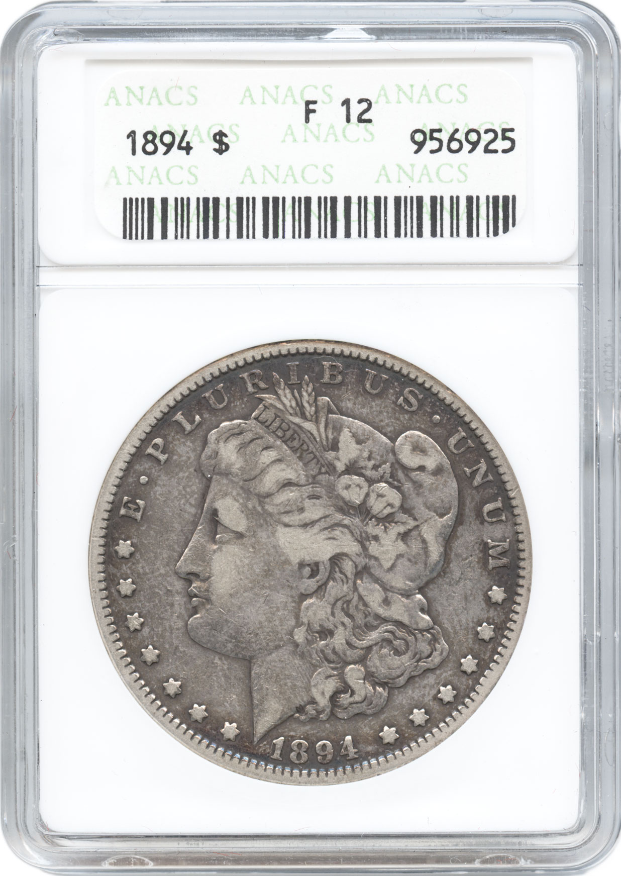 アメリカ　1ドル銀貨　1894 　モルガンダラー　希少年号　Rare Date