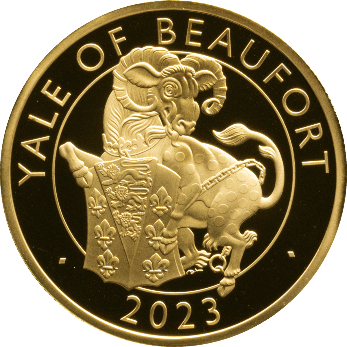 イギリス(英国) The Royal Tudor Beasts 2023 チューダービースト エアレー 100ポンド金貨 2023年 KM2556 保証書・オリジナルケース付 発行数410枚
