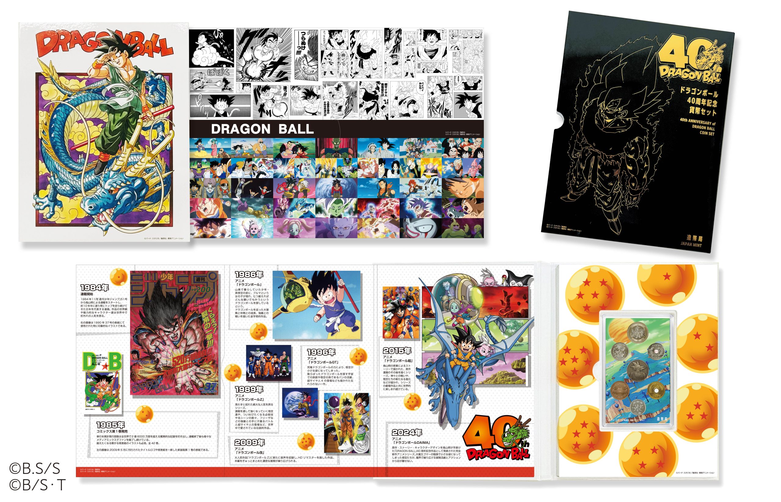 ドラゴンボール40周年記念 貨幣セット