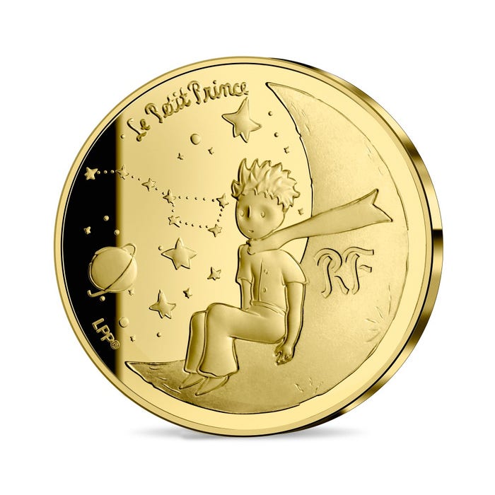 星の王子さま 75周年記念 500ユーロ 5オンス金貨 プルーフ 2021年
