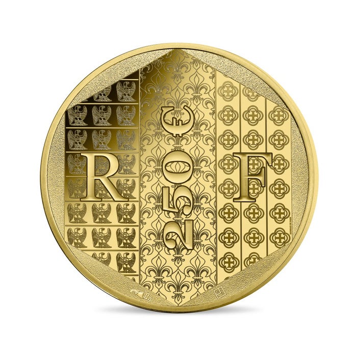 フランスの金貨シリーズ：ナポレオン3世 250ユーロ純金貨 BU 2023年